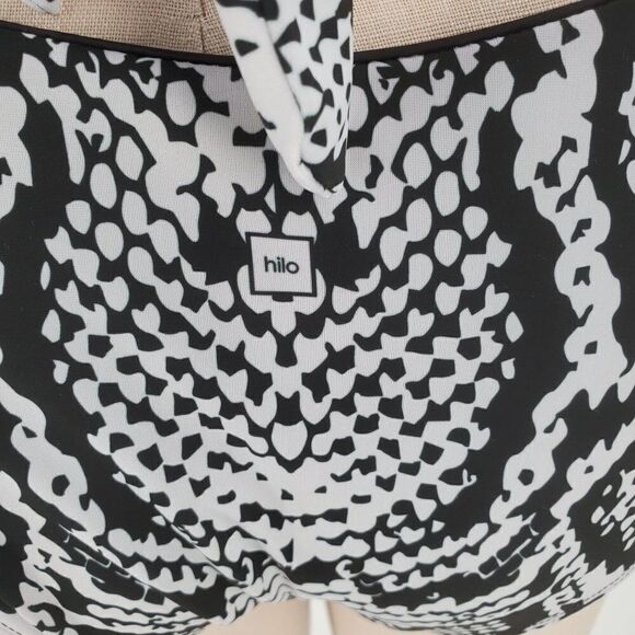 Hilo Swimsuit Womens One Piece Strapless Open Back Black White Size Large - Picture 6 of 8